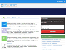 Tablet Screenshot of dotnet-concept.com